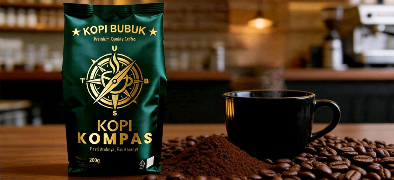 Kompas Coffee Classic packaging